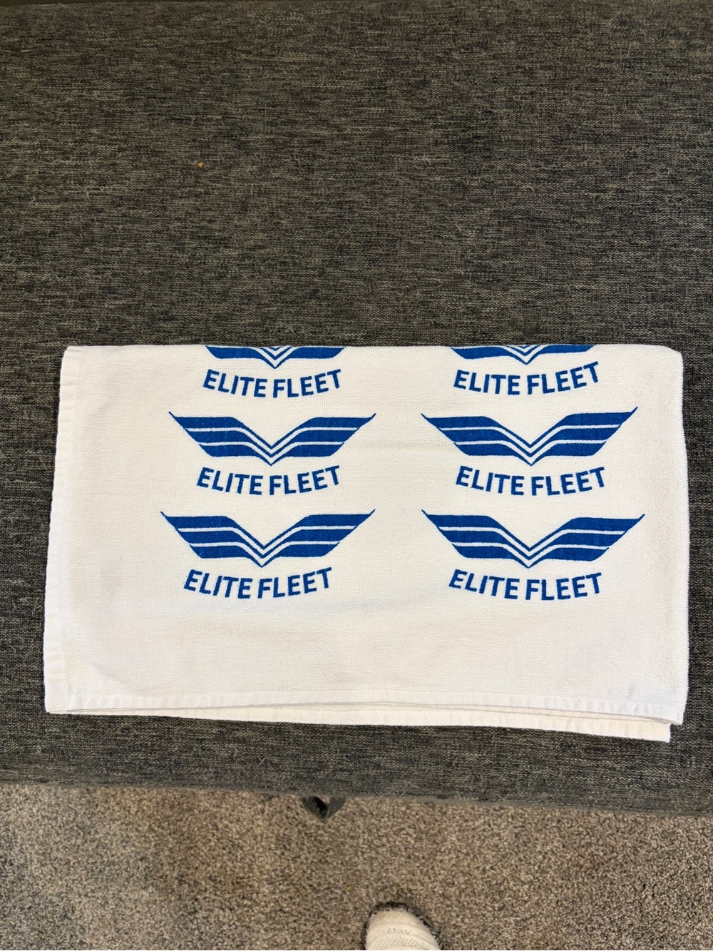 Elite Fleet Tour Golf Caddie Towel | Authentic Sponsor Towel